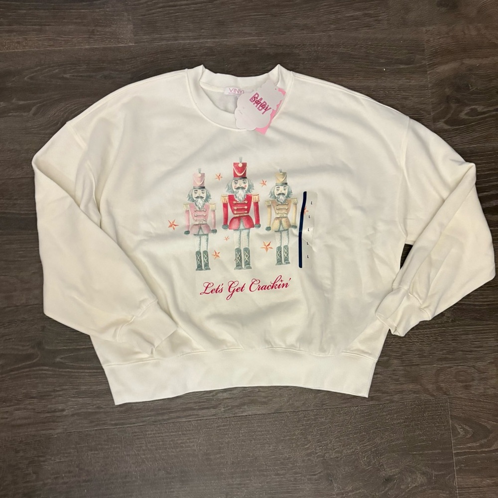 Vinyl Threads Nutcracker Sweatshirt Target - Size Large NEW!